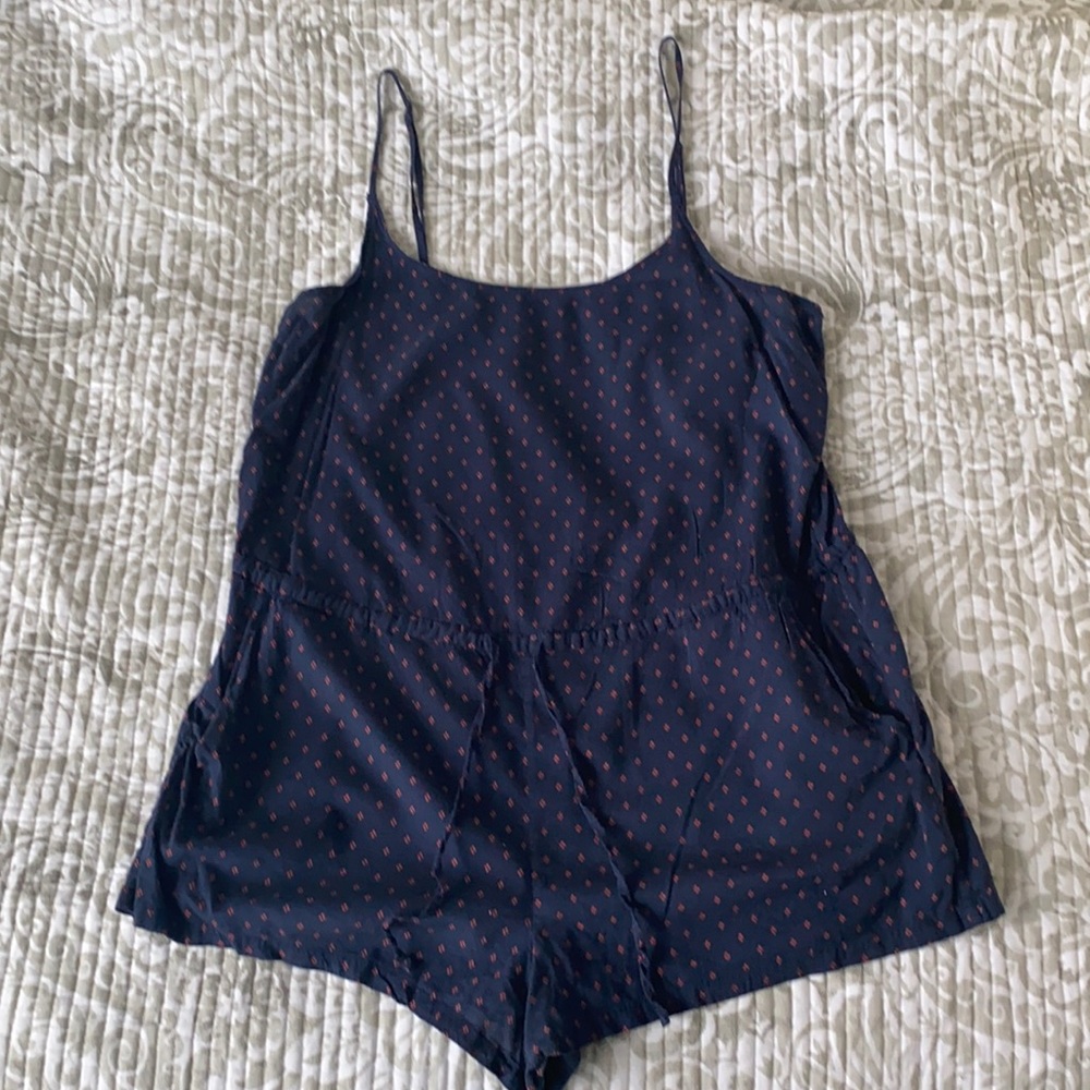 Aerie Navy Blue Romper